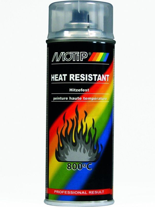 Motip - Hittebestendige Blanke Lak - 400ml - Bestand Tegen Benzine en Weersinvloeden