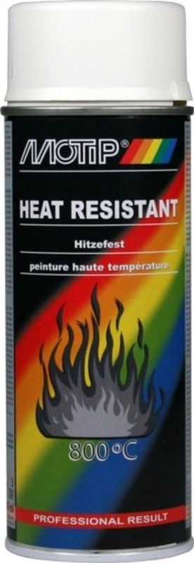 MOTIP - Heat Resistant - Hittebestendige Lak - Zwart - 400ml