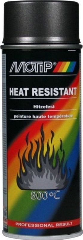 MoTip - Heat Resistant - Hittebestendige Lak - Antraciet - 400ml