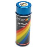 MoTip - Metallic Blauw - Spuitbus - Sneldrogende Lak - Hoogglans