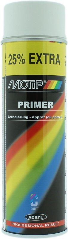 MoTip - Primer Spuitbus - Wit - 500ml