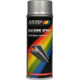 Motip - Zinkspray - 400 ml - Aluminium - SnelDrogend