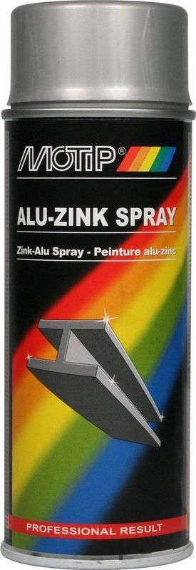 Motip - Zinkspray - 400 ml - Aluminium - SnelDrogend