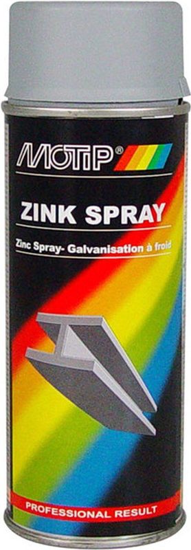 Motip - Zinkspray - 400ml - Zinkspray - Snel Drogend - Goede Vuleigenschappen