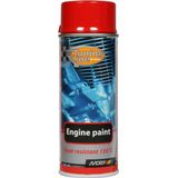 MoTip - Engine Paint - Spuitbus - Rood - Hittebestendig - 400ml
