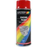 MoTip - Engine Paint - Spuitbus - Rood - Hittebestendig - 400ml