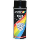 MoTip - Engine Paint - Spuitbus - Zwart - Hittebestendig
