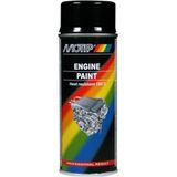 MoTip - Engine Paint - Spuitbus - Zwart - Hittebestendig