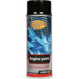 MoTip - Engine Paint - Spuitbus - Zwart - Hittebestendig