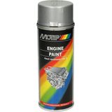 MoTip - Engine Paint - Spuitbus - Aluminium Zilver Metallic - Hittebestendig