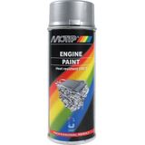 MoTip - Engine Paint - Spuitbus - Aluminium Zilver Metallic - Hittebestendig