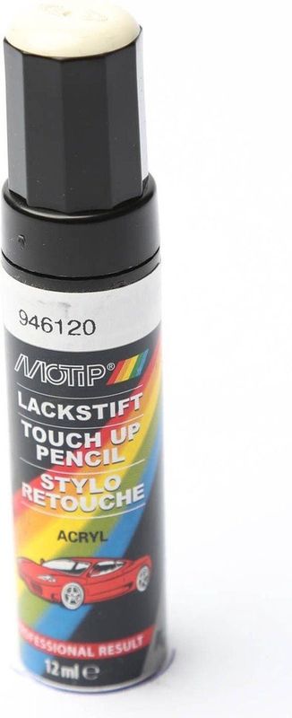 Motip - 946120 - Lakstift - Wit - 12ml - Auto Reparatielak