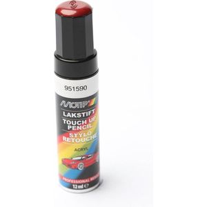 Motip - 951590 Lakstift - Rood - 12ml - Auto Reparatielak
