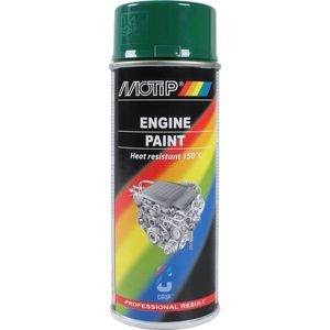 Motip - HitteBestendige Motorbloklak - Groen - 400ml - Bestand Tegen Benzine