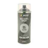 Motip industrial acryllak hoogglans RAL 7011 staalgrijs - 400 ml