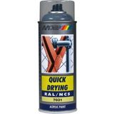 Motip industrial acryllak hoogglans RAL 7031 blauwgrijs - 400 ml.