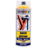 Motip industrial acryllak hoogglans RAL 1003 signaal geel