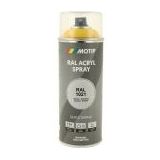 Motip industrial acryllak hoogglans RAL 1021 koolzaad geel - 400 ml.