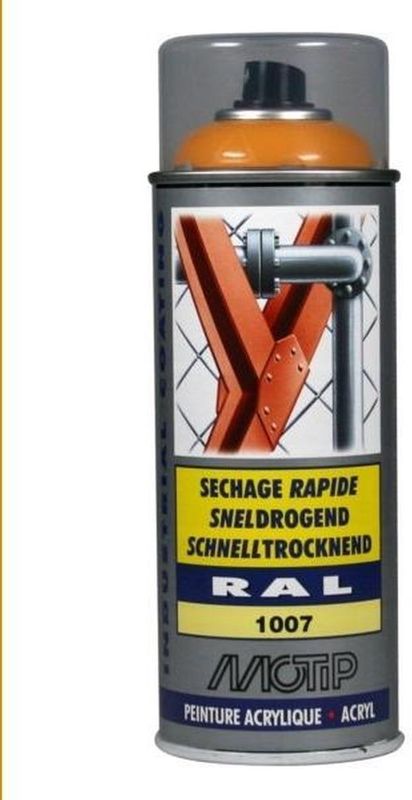 Motip - Spuitbus Acryllak - Chroomgeel - 400ml