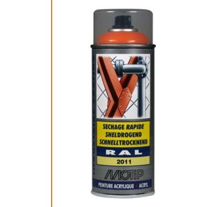 Motip Spuitbus acryllak RAL 2011 dieporanje 400ml