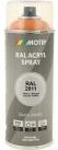Motip industrial acryllak hoogglans RAL 2011 diep oranje - 400 ml