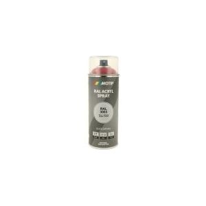 Motip industrial acryllak hoogglans RAL 3003 robijn rood  - 400 ml.