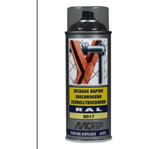 Motip Spuitbus kunstharslak acryl RAL8017 chocoladebruin 400ml