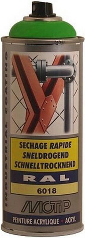 Industrial RAL6018 400 ml. Motip