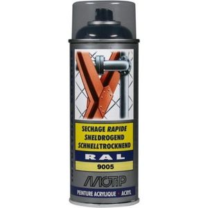 Motip Spuitbus acryllak RAL 9005 diep zwart 400ml