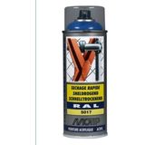 Motip industrial acryllak hoogglans RAL 5017 verkeersblauw - 400 ml.