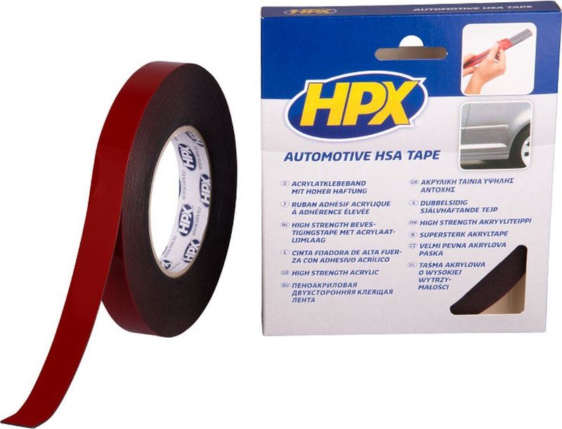 HPX - High Strength Acrylic 3200 - Dubbelzijdige Tape - Antraciet - Acrylaat