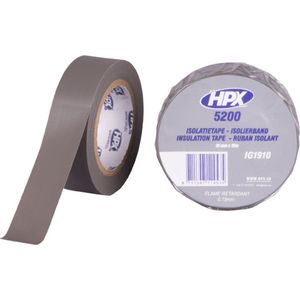 HPX - 5200 - Isolatietape - Grijs - PVC - 19mm x 10m