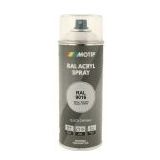 Motip industrial acryllak hoogglans RAL 9016 verkeerswit - 400 ml.