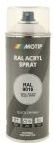 Motip industrial acryllak hoogglans RAL 9016 verkeerswit - 400 ml.