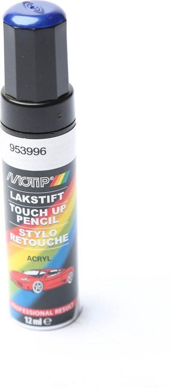 Motip 953996 - Auto Lakstift - Blauw Metallic - 12ml