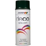 Motip - Deco Alkyd Hoogglans Lak - RAL 6005 Mosgroen - 400 ml