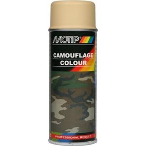 MoTip Legerverf BEIGE spuitbus 400ml - RAL1001