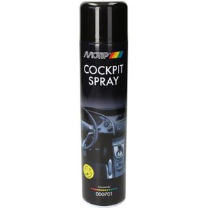 MoTip Car Care Black Cockpitspray Semi Gloss / Zijdeglans 600ml spuitbus