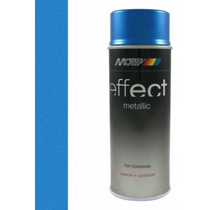 Motip effect metallic lak blauw - 400 ml.