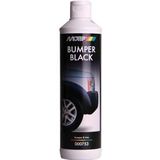Motip Bumper zwart | Voor herstellen bumper Kleur & Glans | Kunststof bumpers | 500ML