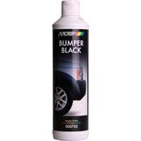 Motip Bumper zwart | Voor herstellen bumper Kleur & Glans | Kunststof bumpers | 500ML