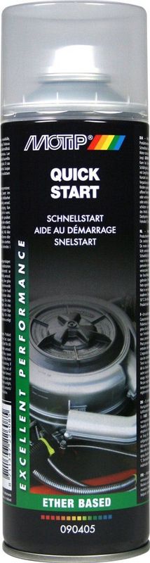 MoTip - Snelstart Spuitbus - 500ml - Transparant - Diethylether en minerale olie