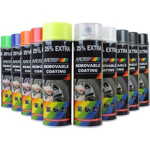 MoTip SprayPlast HOOGGLANS ZWART spuitbus 500ml