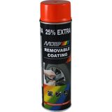 MoTip SprayPlast - ORANJE - Spuitbus 500ml - Verwijderbare verf - Hoogglans