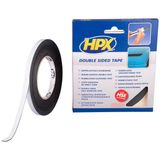 HPX - Dubbelzijdig Tape - Zwart - 10 Meter - 9 mm