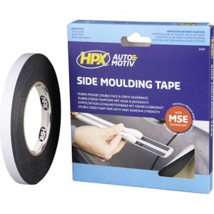 Dubbelzijdige PE bevestigingstape - zwart 12mm x 10m