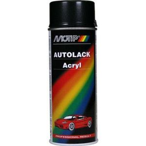 Motip - 51028 - Autolak spuitbus - Zwart - 400ml - Hoge Dekking - Sneldrogend