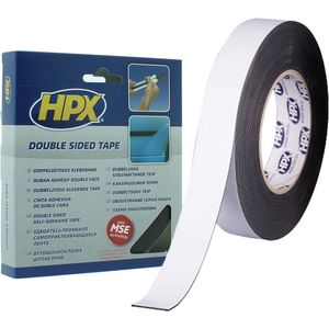 HPX Dubbelzijdige PE bevestigingstape | Zwart | 25mm x 10m - ZC06 | 10 stuks ZC06