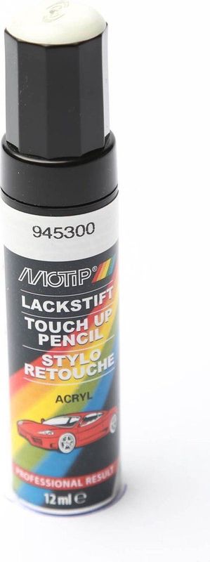 Motip - 945300 - Lakstift - Wit - 12ml - Auto Reparatielak