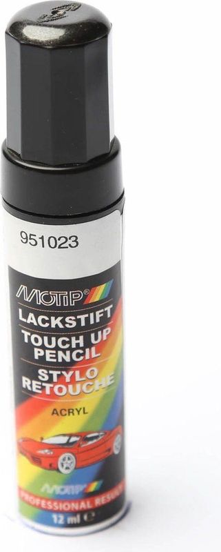 Motip - 951023 Lakstift - Zwart - 12ml - Auto Reparatielak